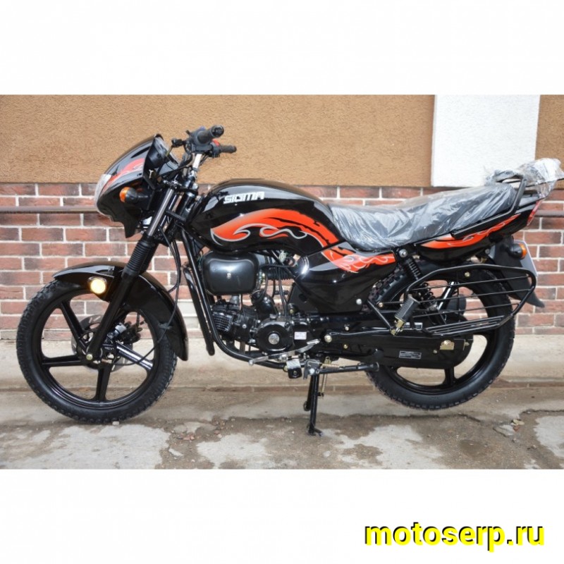 Купить  Мопед MM SIGMA SPORT 50 (VRX) (Сигма спорт)  50сс; колеса диск/барабан,  2.75-18" / 3.00-18", 4х КПП (шт) 01250 (MM купить с доставкой по Москве и России, цена, технические характеристики, комплектация фото  - motoserp.ru