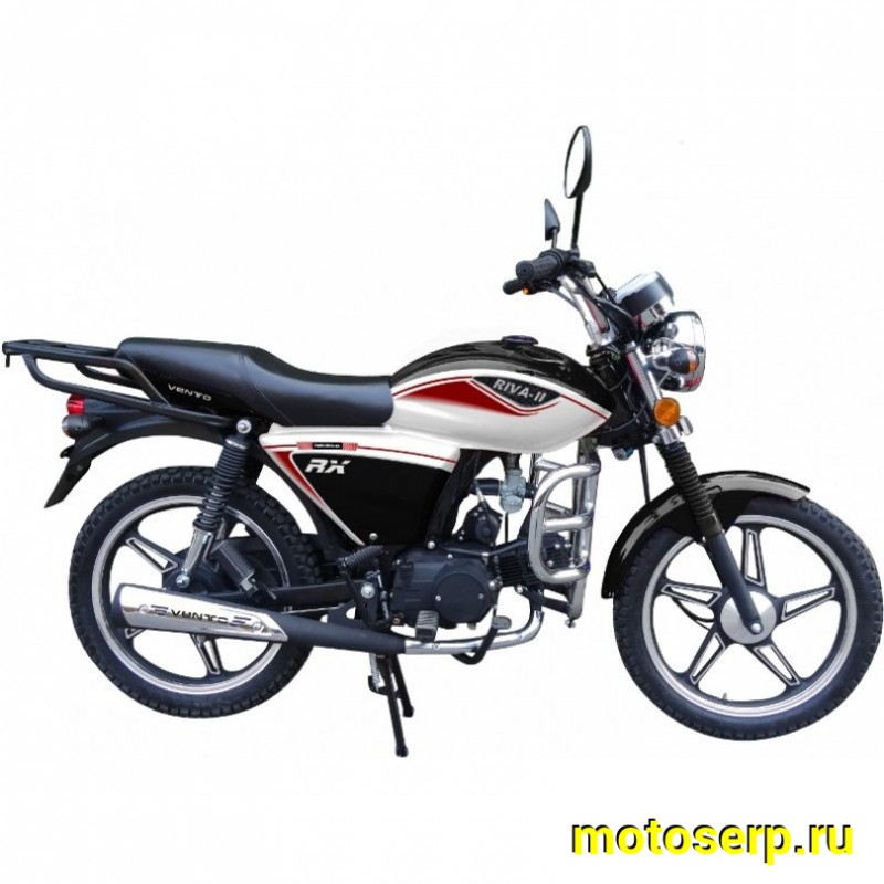 Купить  Мопед VMC RIVA-II RX 50 NEW увелич. мощность (Венто Рива эр икс 50) 4Т; 50cc;  колеса 17"литые; 4пер, эл. старт;  хром. тахом (шт) 0125 (Vento купить с доставкой по Москве и России, цена, технические характеристики, комплектация фото  - motoserp.ru