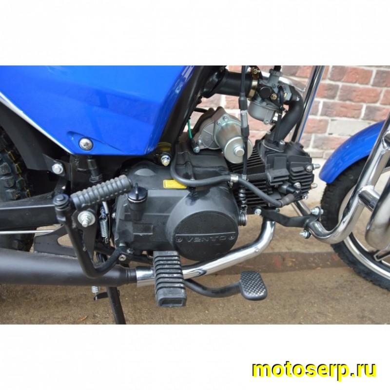 Купить  Мопед VMC RIVA-II RX 50 NEW увелич. мощность (Венто Рива эр икс 50) 4Т; 50cc;  колеса 17"литые; 4пер, эл. старт;  хром. тахом (шт) 0125 (Vento купить с доставкой по Москве и России, цена, технические характеристики, комплектация фото  - motoserp.ru