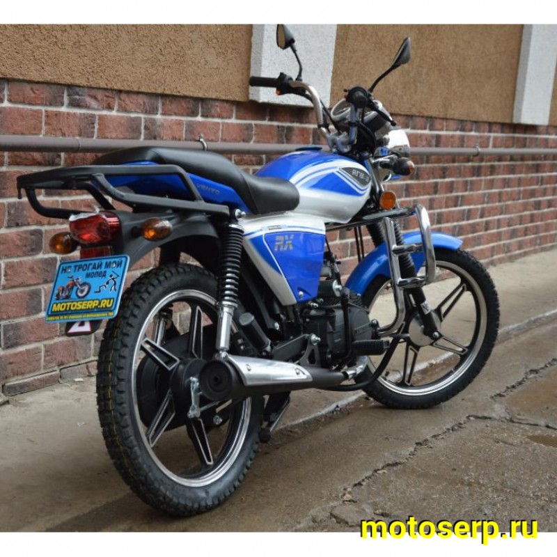 Купить  Мопед VMC RIVA-II RX 50 NEW увелич. мощность (Венто Рива эр икс 50) 4Т; 50cc;  колеса 17"литые; 4пер, эл. старт;  хром. тахом (шт) 0125 (Vento купить с доставкой по Москве и России, цена, технические характеристики, комплектация фото  - motoserp.ru