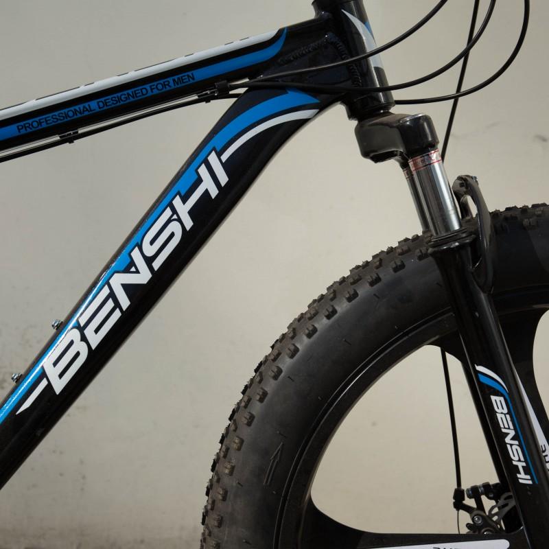 Купить  ====FAT BENSHI (Бенши) 26"; 21ск; рама-сталь; тормоз-Disk; вилка-амортизационная (шт) (Кит купить с доставкой по Москве и России, цена, технические характеристики, комплектация фото  - motoserp.ru
