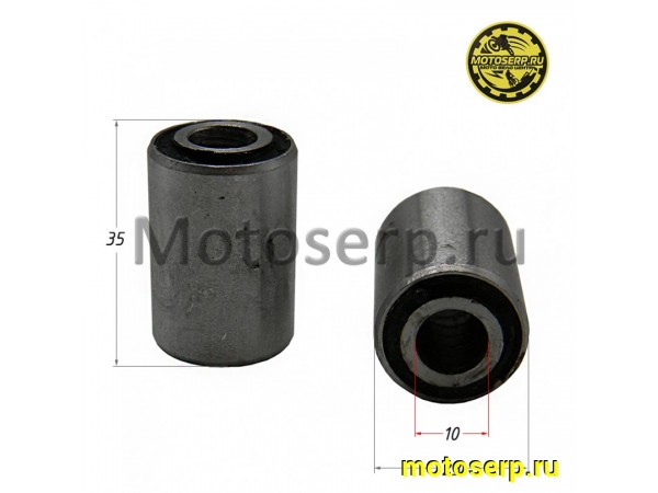 Купить  Сайлентблок (D-23mm, d-10mm, L-35mm) вилки маятника "Альфа" (шт) (MM 19414 (TATA 2042383 купить с доставкой по Москве и России, цена, технические характеристики, комплектация фото  - motoserp.ru