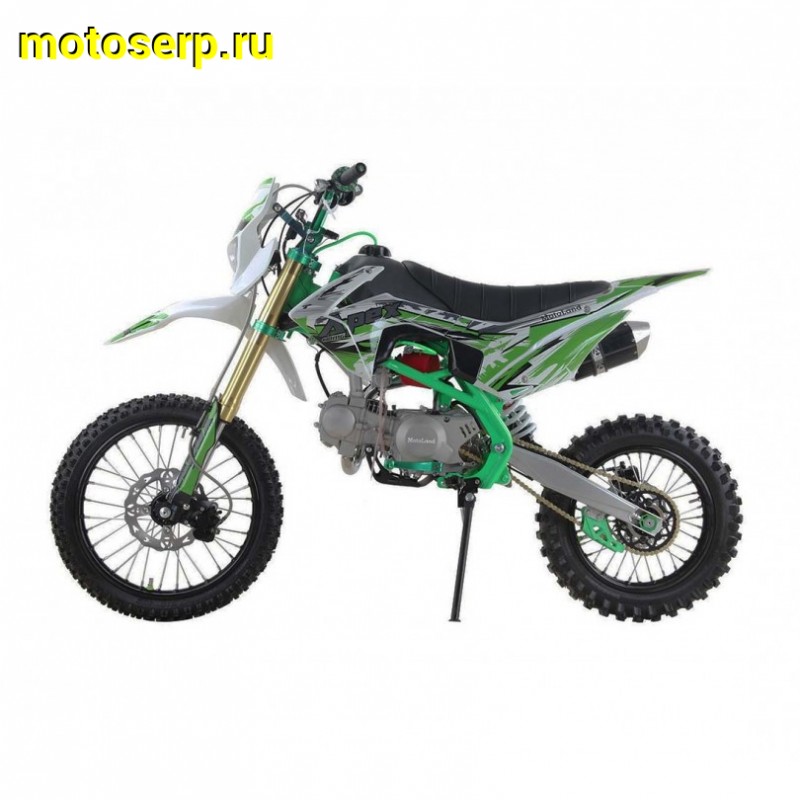 Купить  ====Питбайк Motoland APEX 125 (спортинв), 125сс, кикстартер, VM22 MIKUNI, CNC, диск/диск, 14"/17" (Бер) (шт). (ML 9543 (0 купить с доставкой по Москве и России, цена, технические характеристики, комплектация фото  - motoserp.ru