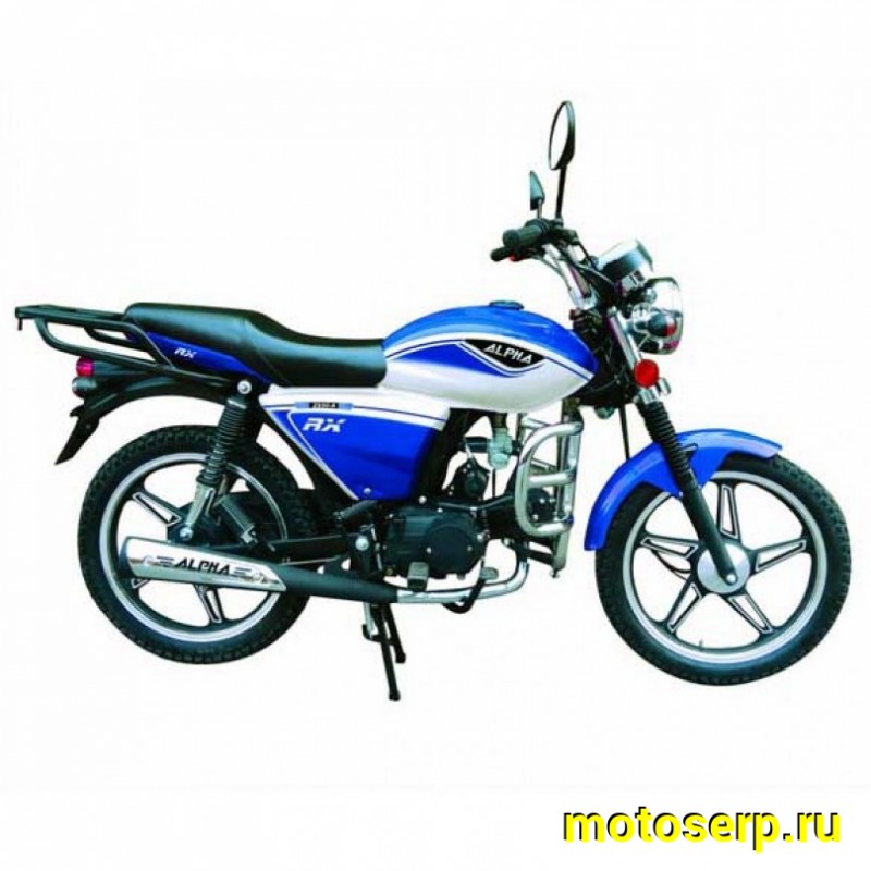 Купить  ====Мопед Motoland Альфа RX11 50/110 (+ЦПГ) зеленый (Альфа эр икс 50/110) 4Т; 50/110cc; колеса 17"литые; 4пер, эл. старт;  хром. тахом (шт) (ML 10013 купить с доставкой по Москве и России, цена, технические характеристики, комплектация фото  - motoserp.ru