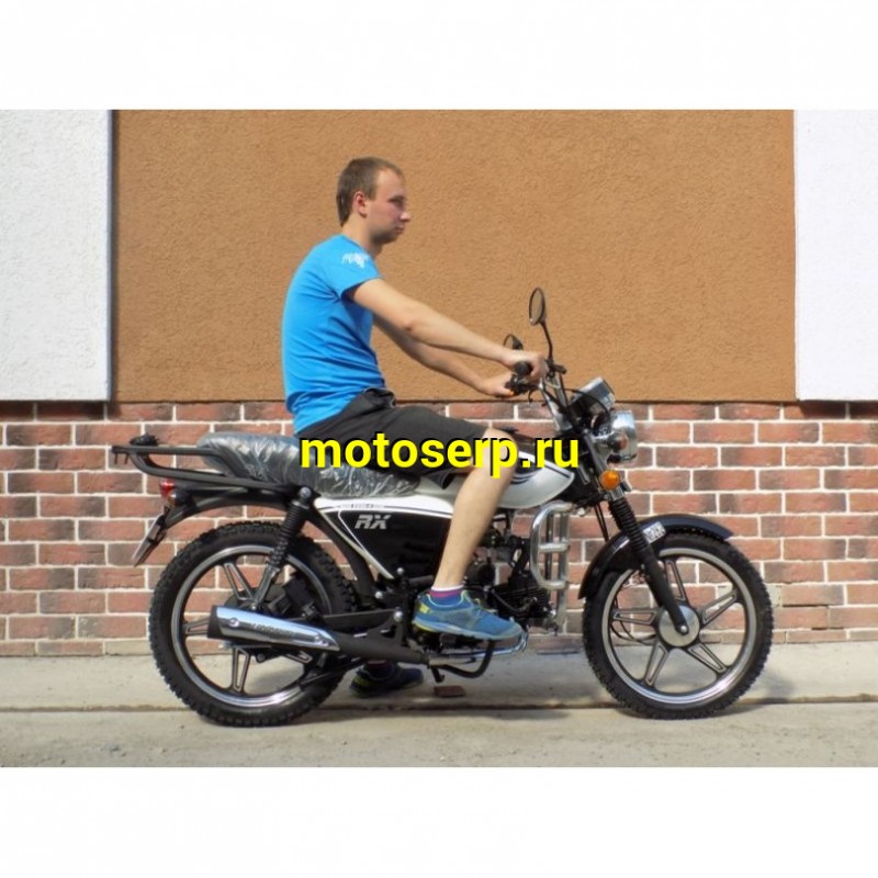 Купить  ====Мопед Motoland Альфа RX11 50/110 (+ЦПГ) зеленый (Альфа эр икс 50/110) 4Т; 50/110cc; колеса 17"литые; 4пер, эл. старт;  хром. тахом (шт) (ML 10013 купить с доставкой по Москве и России, цена, технические характеристики, комплектация фото  - motoserp.ru