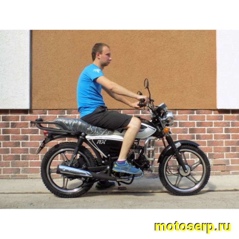 Купить  ====Мопед Motoland Альфа RX11 50/110 (+ЦПГ) зеленый (Альфа эр икс 50/110) 4Т; 50/110cc; колеса 17"литые; 4пер, эл. старт;  хром. тахом (шт) (ML 10013 купить с доставкой по Москве и России, цена, технические характеристики, комплектация фото  - motoserp.ru
