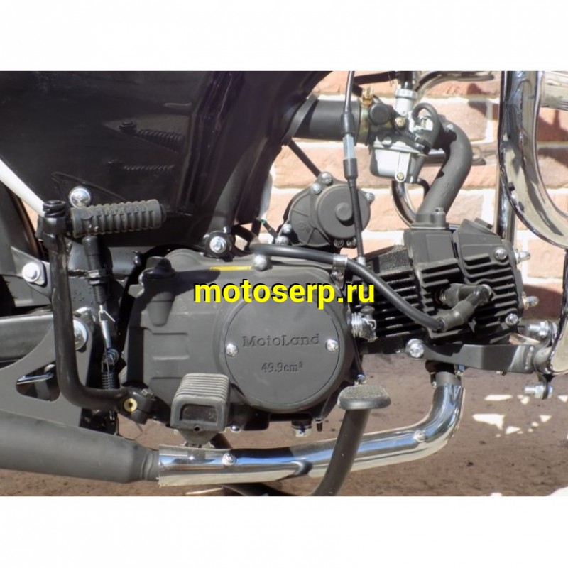 Купить  ====Мопед Motoland Альфа RX11 50/110 (+ЦПГ) зеленый (Альфа эр икс 50/110) 4Т; 50/110cc; колеса 17"литые; 4пер, эл. старт;  хром. тахом (шт) (ML 10013 купить с доставкой по Москве и России, цена, технические характеристики, комплектация фото  - motoserp.ru