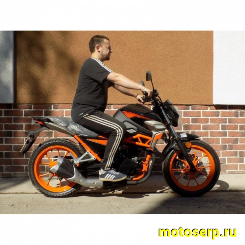 Купить  ====Мотоцикл ММ NITRO 200 (Нитро 200) NAKED 4Т, возд.охл, диск торм. (шт) купить с доставкой по Москве и России, цена, технические характеристики, комплектация фото  - motoserp.ru