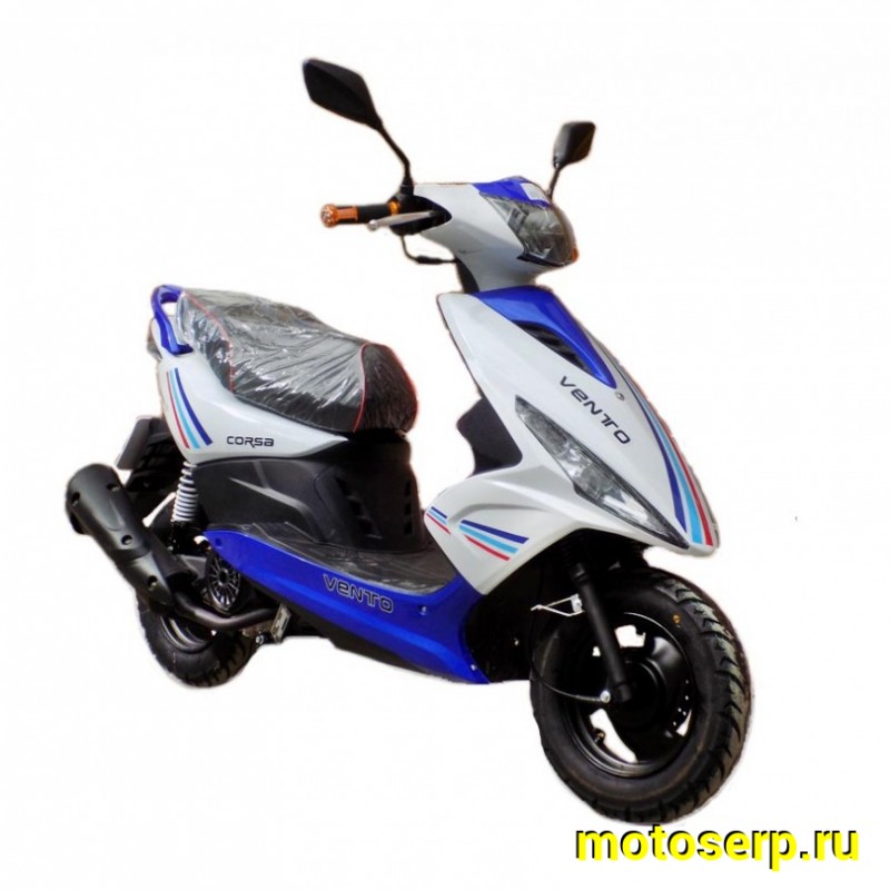Купить  Скутер VMC CORSA (Венто Корса) 50 cc; 1,5 местный, 4Т, возд. охлажд., диск/барабан, кол. 10/10 (шт) 01500 (Vento купить с доставкой по Москве и России, цена, технические характеристики, комплектация фото  - motoserp.ru