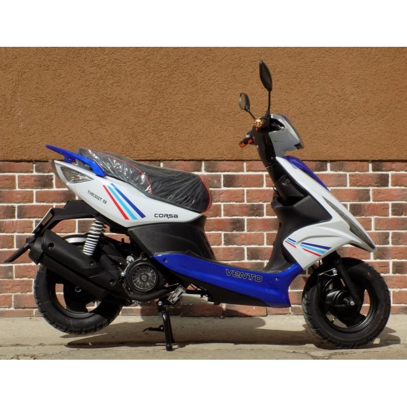 Купить  Скутер VMC CORSA (Венто Корса) 50 cc; 1,5 местный, 4Т, возд. охлажд., диск/барабан, кол. 10/10 (шт) 01500 (Vento купить с доставкой по Москве и России, цена, технические характеристики, комплектация фото  - motoserp.ru