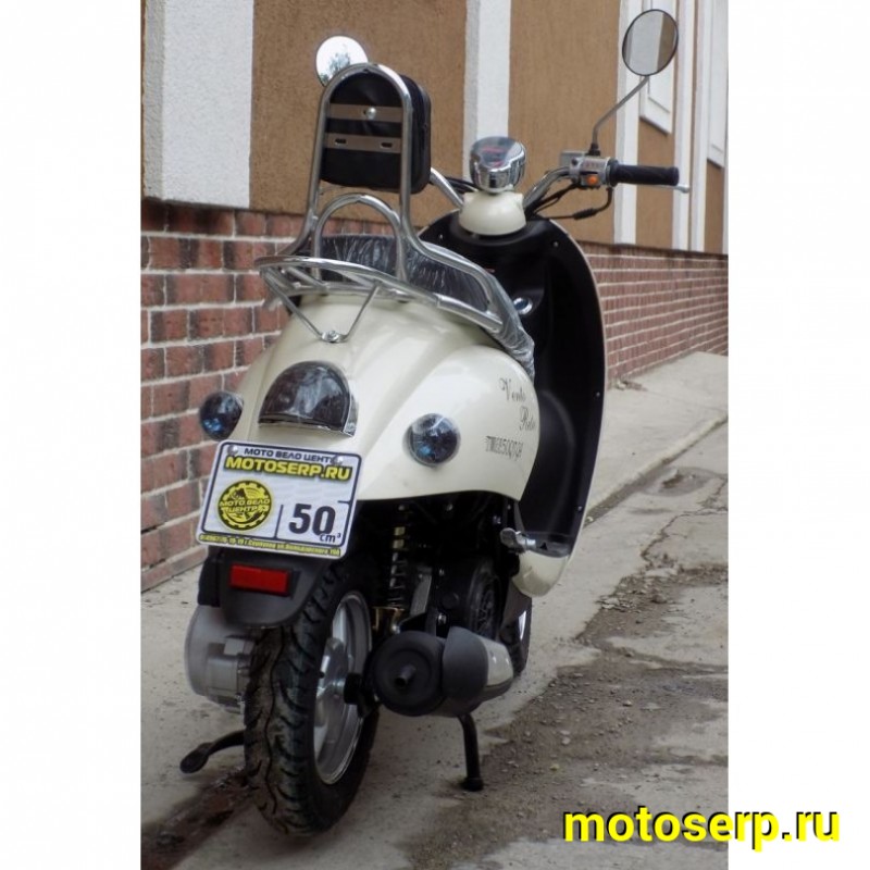 Купить  Скутер VMC RETRO (Венто Ретро) 50cc; 1,5 местный, 4Т, возд. охлажд., диск/барабан, кол. 10"/10" (шт) 01500 (Vento купить с доставкой по Москве и России, цена, технические характеристики, комплектация фото  - motoserp.ru