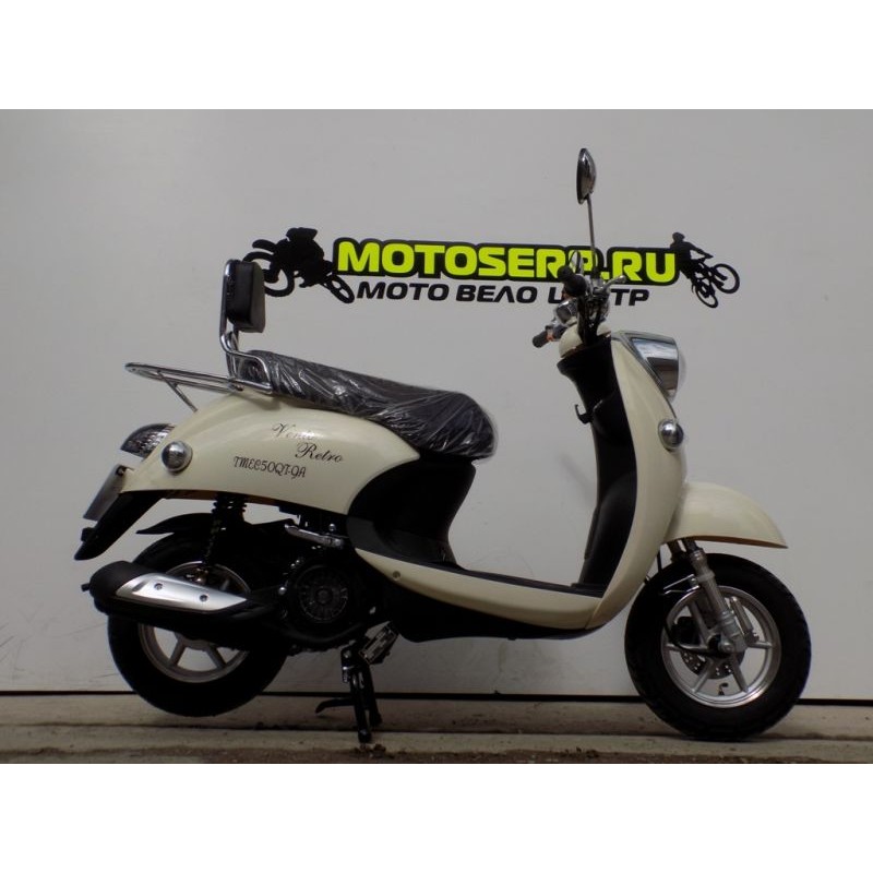 Купить  Скутер VMC RETRO (Венто Ретро) 50cc; 1,5 местный, 4Т, возд. охлажд., диск/барабан, кол. 10"/10" (шт) 01500 (Vento купить с доставкой по Москве и России, цена, технические характеристики, комплектация фото  - motoserp.ru