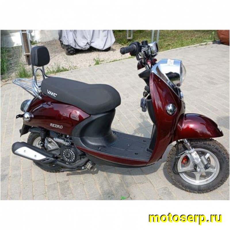 Купить  Скутер VMC RETRO (Венто Ретро) 50cc; 1,5 местный, 4Т, возд. охлажд., диск/барабан, кол. 10"/10" (шт) 01500 (Vento купить с доставкой по Москве и России, цена, технические характеристики, комплектация фото  - motoserp.ru
