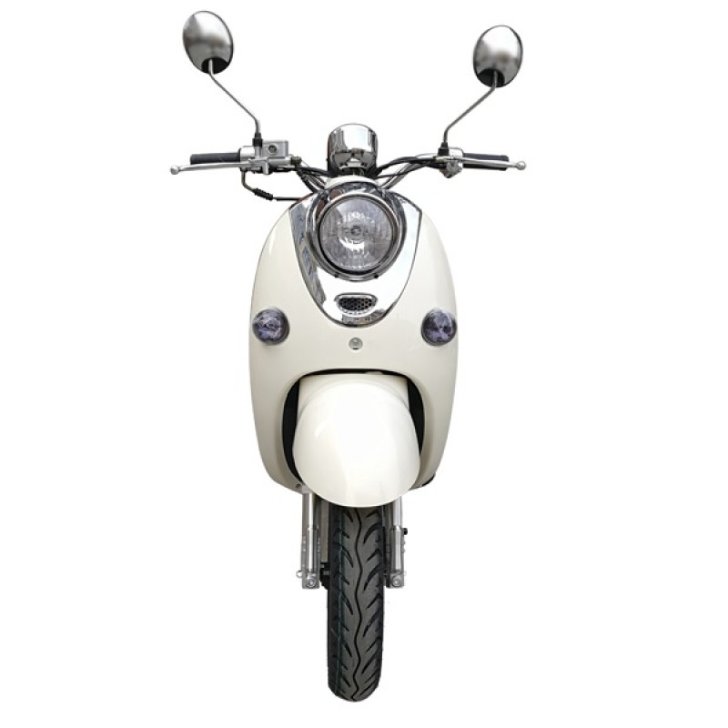 Купить  Скутер VMC RETRO (Венто Ретро) 50cc; 1,5 местный, 4Т, возд. охлажд., диск/барабан, кол. 10"/10" (шт) 01500 (Vento купить с доставкой по Москве и России, цена, технические характеристики, комплектация фото  - motoserp.ru