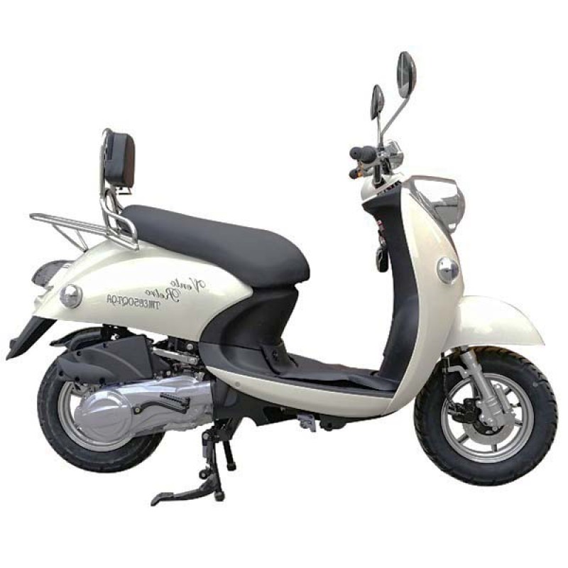 Купить  Скутер VMC RETRO (Венто Ретро) 50cc; 1,5 местный, 4Т, возд. охлажд., диск/барабан, кол. 10"/10" (шт) 01500 (Vento купить с доставкой по Москве и России, цена, технические характеристики, комплектация фото  - motoserp.ru