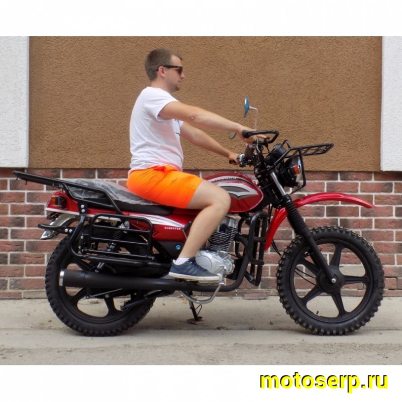Купить  ====Мотоцикл внедорожный Motoland FORESTER 200 (ПТС), 18/18,  4Т, 200cc, внедор обвес, защ рук, защ фары, скл багажн (шт) (ML 3937 купить с доставкой по Москве и России, цена, технические характеристики, комплектация фото  - motoserp.ru
