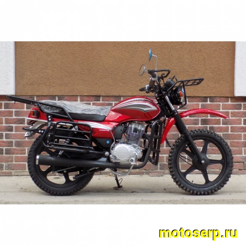 Купить  ====Мотоцикл внедорожный Motoland FORESTER 200 (ПТС), 18/18,  4Т, 200cc, внедор обвес, защ рук, защ фары, скл багажн (шт) (ML 3937 купить с доставкой по Москве и России, цена, технические характеристики, комплектация фото  - motoserp.ru