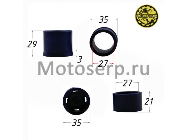 Купить  Ремкомплект перьев передней вилки Honda DIO AF62/TODAY AF61 (втулки) D=35mm,d=27mm,L=29mm,D=35mm,d=27mm,L=21mm (комп) (ANKON 003376  купить с доставкой по Москве и России, цена, технические характеристики, комплектация фото  - motoserp.ru