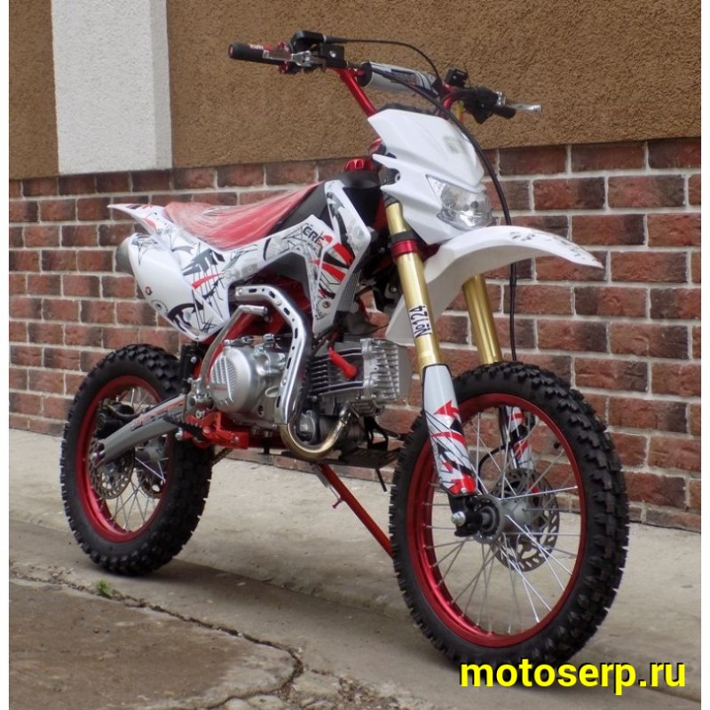 Купить  ====Питбайк Motoland CRF 19 (спортинв), 190сс, 4-т.,возд.-масл. охл.,электро/кикст,фара ,счетчик моточасов, диск/диск, кол 14"/17"(шт) (ML 9726 (0 купить с доставкой по Москве и России, цена, технические характеристики, комплектация фото  - motoserp.ru