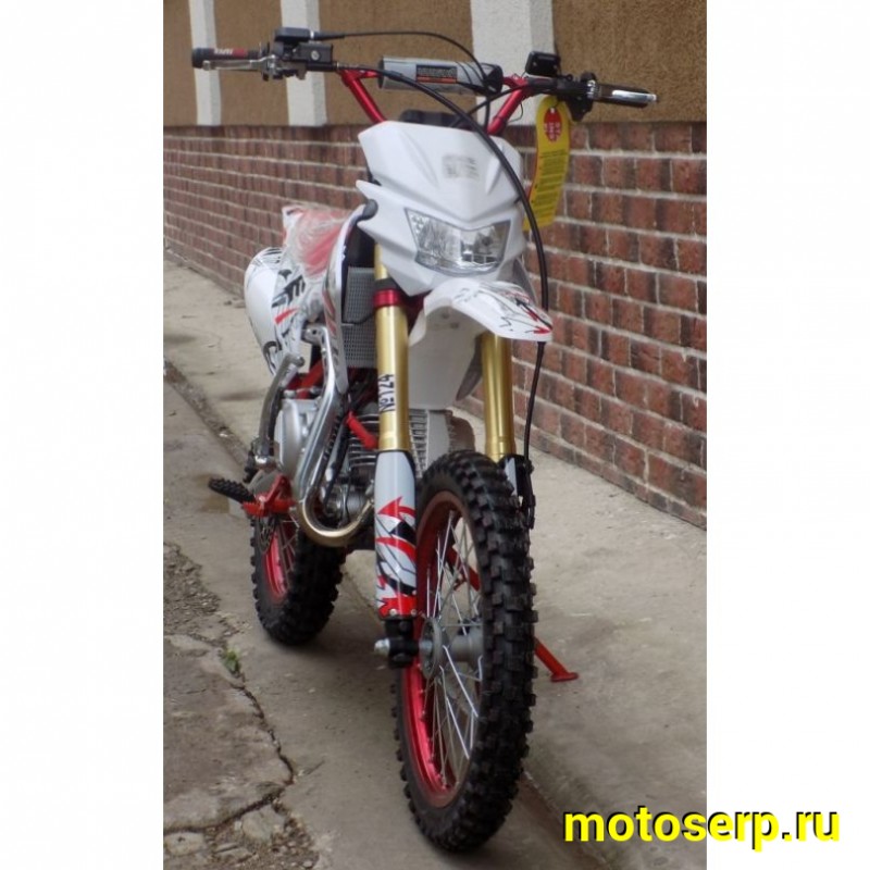 Купить  ====Питбайк Motoland CRF 19 (спортинв), 190сс, 4-т.,возд.-масл. охл.,электро/кикст,фара ,счетчик моточасов, диск/диск, кол 14"/17"(шт) (ML 9726 (0 купить с доставкой по Москве и России, цена, технические характеристики, комплектация фото  - motoserp.ru