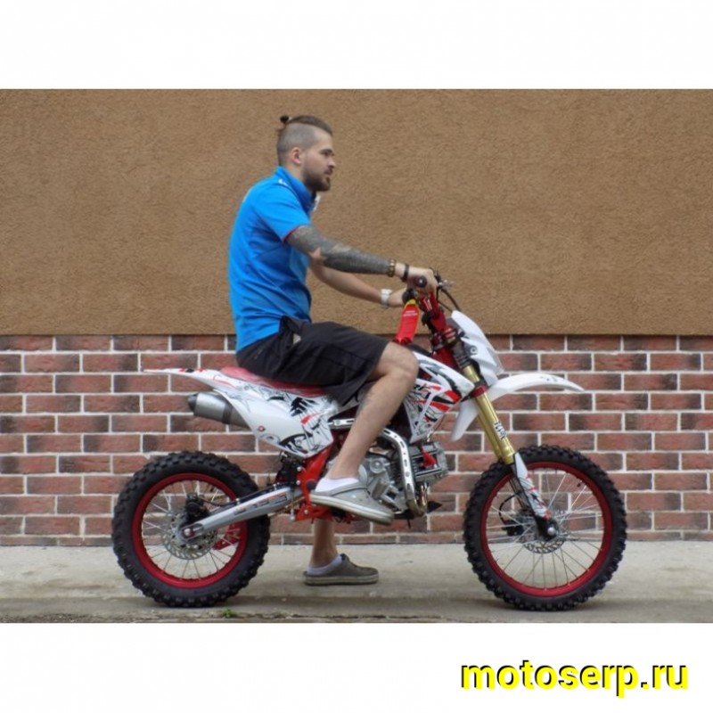 Купить  ====Питбайк Motoland CRF 19 (спортинв), 190сс, 4-т.,возд.-масл. охл.,электро/кикст,фара ,счетчик моточасов, диск/диск, кол 14"/17"(шт) (ML 9726 (0 купить с доставкой по Москве и России, цена, технические характеристики, комплектация фото  - motoserp.ru