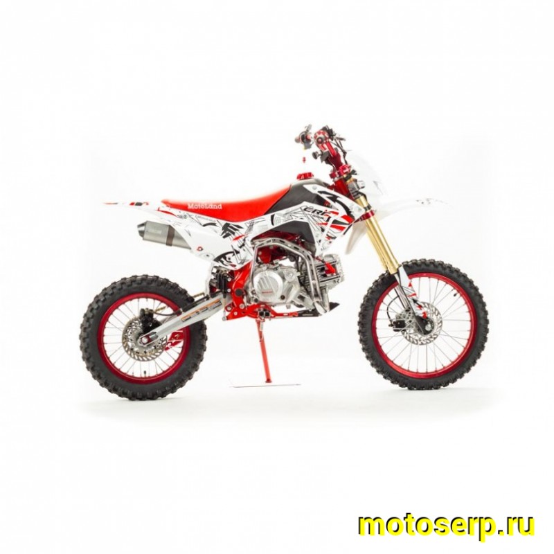 Купить  ====Питбайк Motoland CRF 19 (спортинв), 190сс, 4-т.,возд.-масл. охл.,электро/кикст,фара ,счетчик моточасов, диск/диск, кол 14"/17"(шт) (ML 9726 (0 купить с доставкой по Москве и России, цена, технические характеристики, комплектация фото  - motoserp.ru