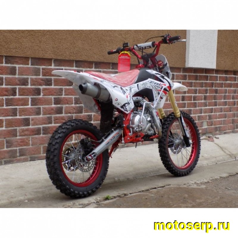 Купить  ====Питбайк Motoland CRF 19 (спортинв), 190сс, 4-т.,возд.-масл. охл.,электро/кикст,фара ,счетчик моточасов, диск/диск, кол 14"/17"(шт) (ML 9726 (0 купить с доставкой по Москве и России, цена, технические характеристики, комплектация фото  - motoserp.ru