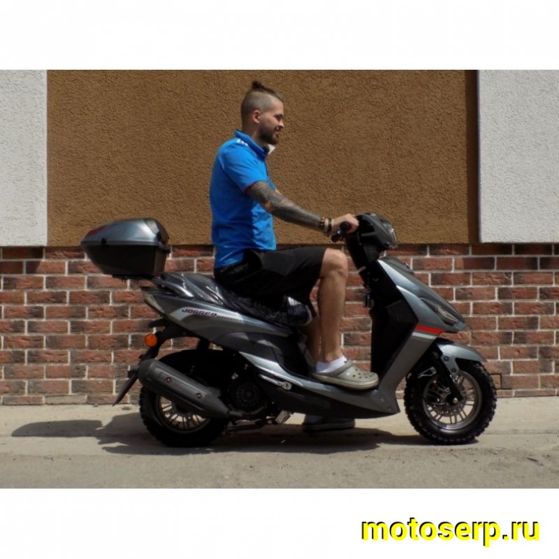 Купить  Скутер MM JOGGER-50 / JOG-50 (Мир) 50cc, 4Т; 3.5 л.с; вариатор; диск/бараб; кофр, два аморт.,литые колеса 10" (шт) 01250 (MM (Мир 61656 купить с доставкой по Москве и России, цена, технические характеристики, комплектация фото  - motoserp.ru
