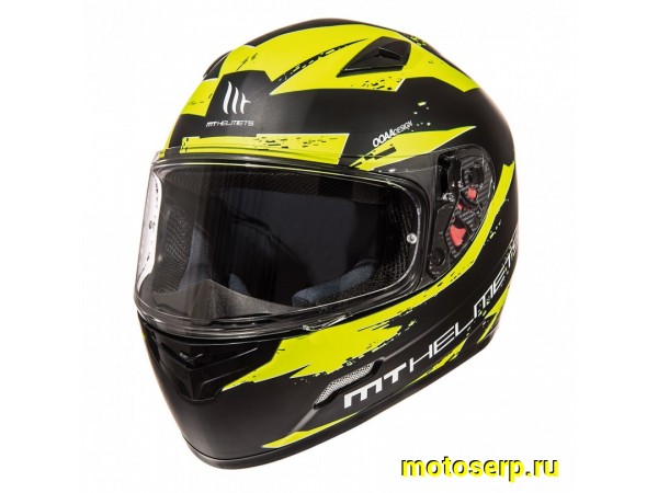 Купить  Шлем закрытый MT MUGELLO MATT BLACK FLUOR YELLOW (XXL) (шт) (Мир 47650 купить с доставкой по Москве и России, цена, технические характеристики, комплектация фото  - motoserp.ru