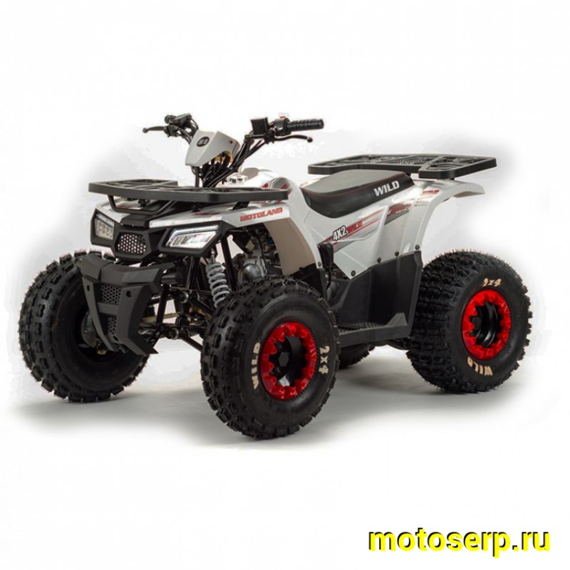 Купить  ====125cc Квадроцикл Motoland WILD-125 125сс, утилит, 2х4, колеса 8", автомат, реверс, тормоз диск/диск. выс по седлу 40см (шт) (ML 9552  купить с доставкой по Москве и России, цена, технические характеристики, комплектация фото  - motoserp.ru