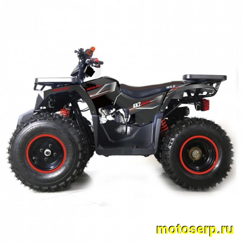 Купить  ====125cc Квадроцикл Motoland WILD-125 125сс, утилит, 2х4, колеса 8", автомат, реверс, тормоз диск/диск. выс по седлу 40см (шт) (ML 9552  купить с доставкой по Москве и России, цена, технические характеристики, комплектация фото  - motoserp.ru