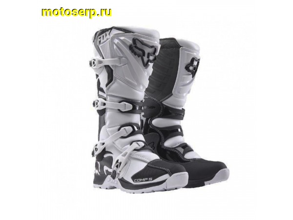 Купить  ====Мотоботы кросс. Fox Comp 5 Boot White 8;  р-р 41" (16448-008-8) (пара) (0 купить с доставкой по Москве и России, цена, технические характеристики, комплектация фото  - motoserp.ru