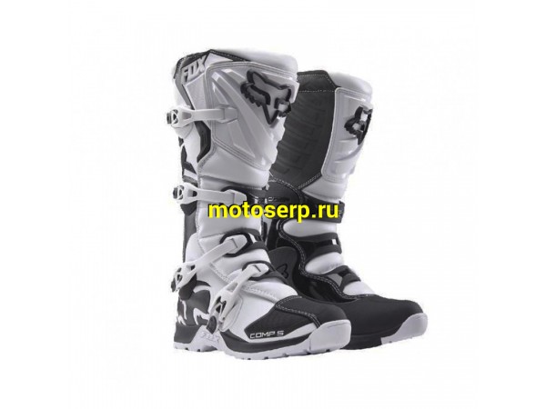 Купить  ====Мотоботы кросс. Fox Comp 5 Boot White 8;  р-р 41" (16448-008-8) (пара) (0 купить с доставкой по Москве и России, цена, технические характеристики, комплектация фото  - motoserp.ru