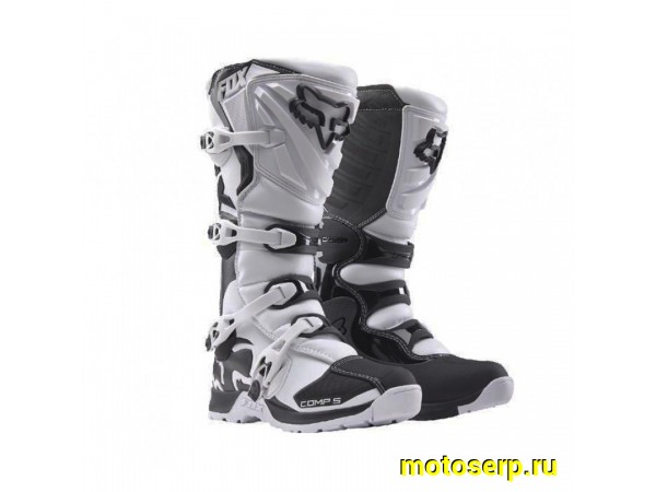 Купить  ====Мотоботы кросс. Fox Comp 5 Boot White 8;  р-р 41" (16448-008-8) (пара) (0 купить с доставкой по Москве и России, цена, технические характеристики, комплектация фото  - motoserp.ru