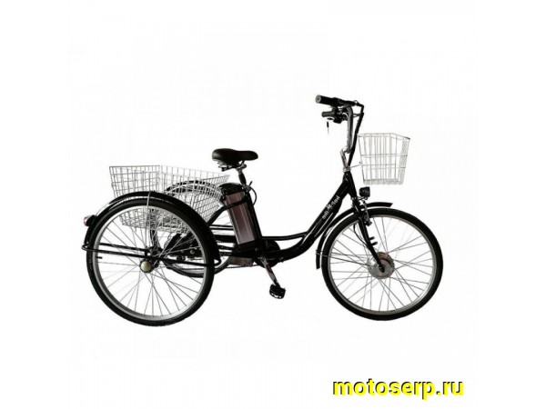 Купить  Электрокомплект 24" 250 Вт GET WOKE ROAD ФЕРМЕР (трехколесный), рама-сталь, 6 ск, 36В 10Ач,  Li-ion батарея, адаптер 220В,  (шт) (Мир 48329  купить с доставкой по Москве и России, цена, технические характеристики, комплектация фото  - motoserp.ru