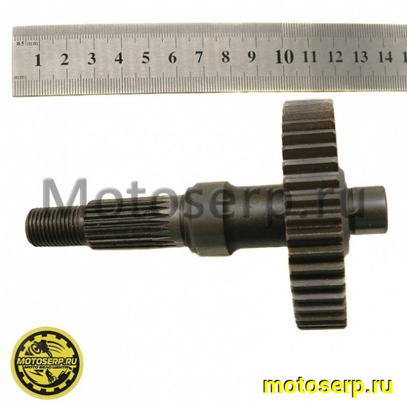 Купить  Шестерня - вал редукт вторичный Honda AF18/24, 1E50QMB (L=120mm) с шестерней (45Т)  (шт) (0 купить с доставкой по Москве и России, цена, технические характеристики, комплектация фото  - motoserp.ru