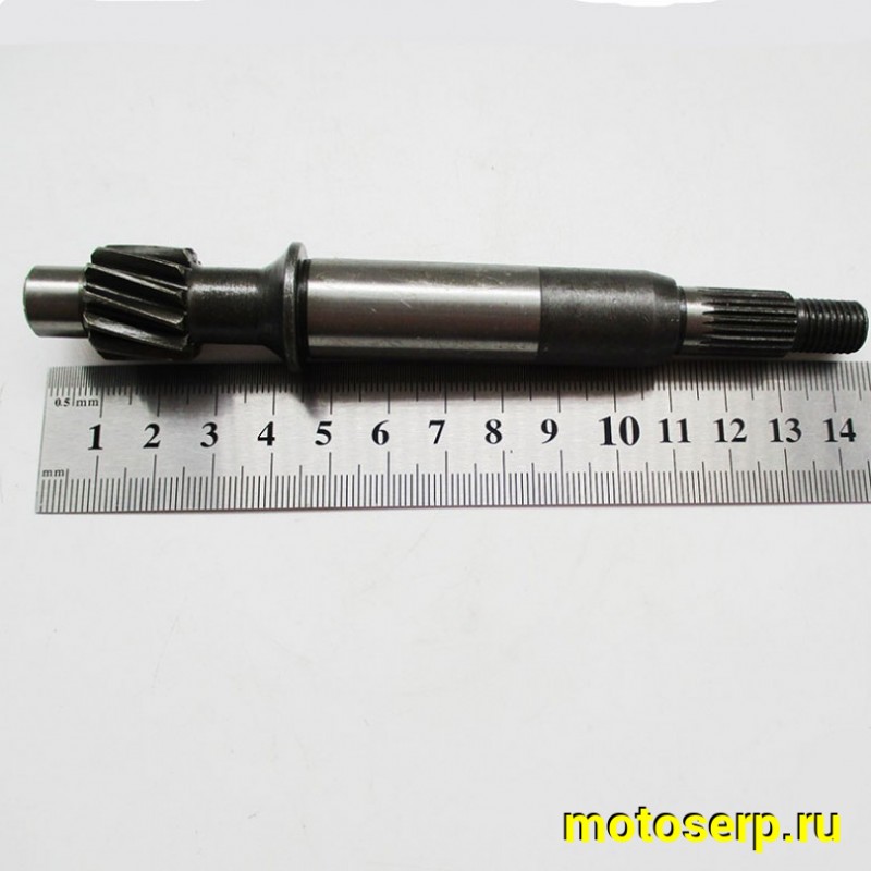 Купить  Шестерня - вал редукт первичный (хвостовик) Honda AF18/24 (L=141mm) (шт) (0 купить с доставкой по Москве и России, цена, технические характеристики, комплектация фото  - motoserp.ru