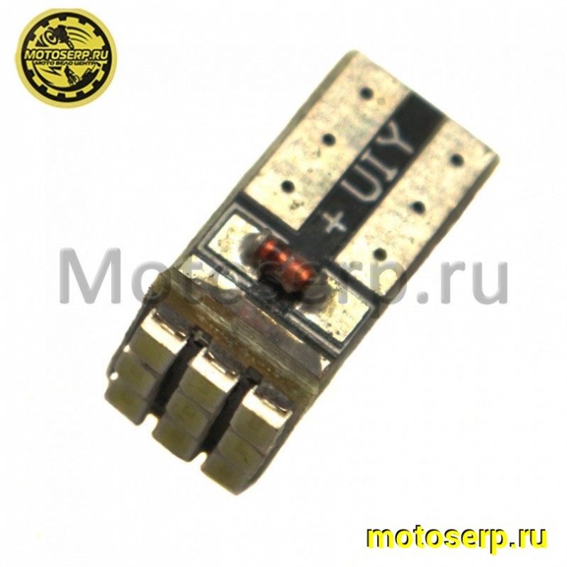 Купить  ====Лампа габаритов безцокольн. LED БЕЛЫЙ T10 (W5W)  (шт) (0 купить с доставкой по Москве и России, цена, технические характеристики, комплектация фото  - motoserp.ru