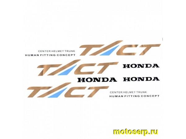 Купить  Наклейки (набор) Tact  (3шт) (5х24) (шт) (0 купить с доставкой по Москве и России, цена, технические характеристики, комплектация фото  - motoserp.ru