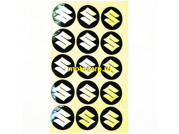Купить  Наклейки (набор) Suzuki  эмблемы (11х22) (комп) (0 купить с доставкой по Москве и России, цена, технические характеристики, комплектация фото  - motoserp.ru