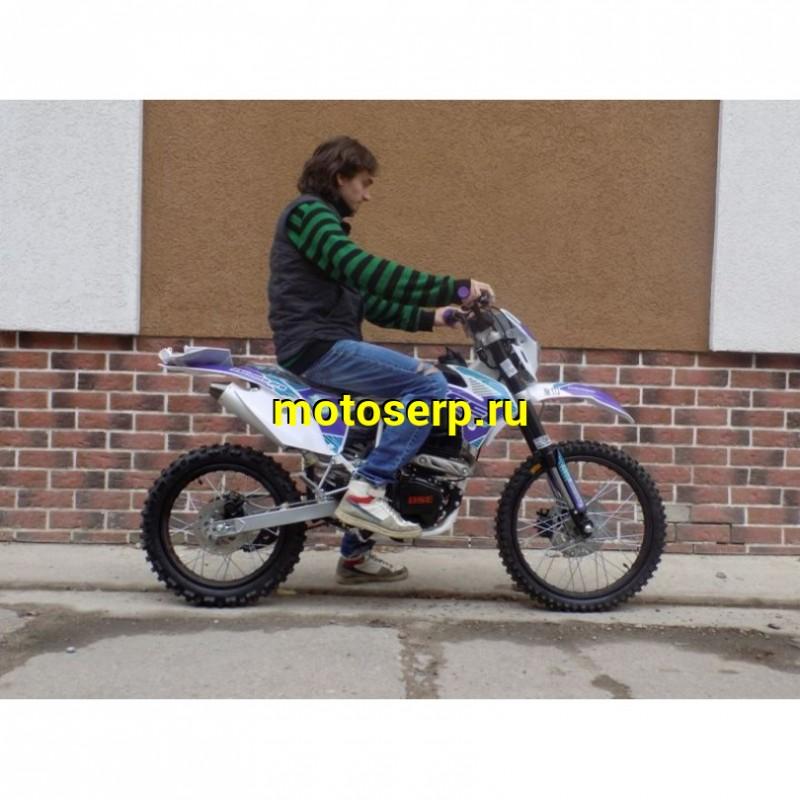 Купить  ====Мотоцикл Кросс/Эндуро BSE Z1 150e 19/16 Ultraviolet 2 (спортинв),  4Т, 5 перед.,возд.охл, диск.торм., , фара, эл/кик стартер (шт)   купить с доставкой по Москве и России, цена, технические характеристики, комплектация фото  - motoserp.ru