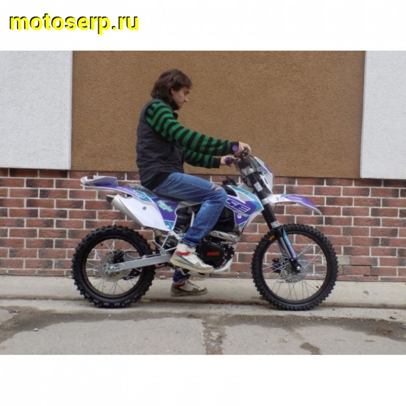 Купить  ====Мотоцикл Кросс/Эндуро BSE Z1 150e 19/16 Ultraviolet 2 (спортинв),  4Т, 5 перед.,возд.охл, диск.торм., , фара, эл/кик стартер (шт)   купить с доставкой по Москве и России, цена, технические характеристики, комплектация фото  - motoserp.ru