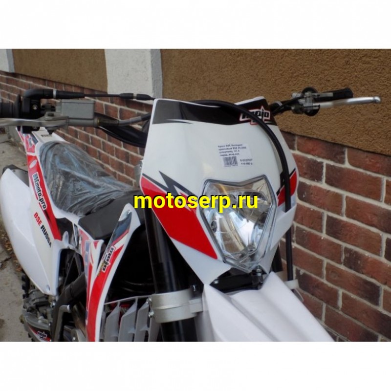 Купить  ====Кросс BSE Мотоцикл кроссовый BSE Z5-250e (спортинв), 21/18, 166FMM,  4Т, 5 перед.,возд.охл, диск.торм., фара, эл/кик стартер (шт)   купить с доставкой по Москве и России, цена, технические характеристики, комплектация фото  - motoserp.ru