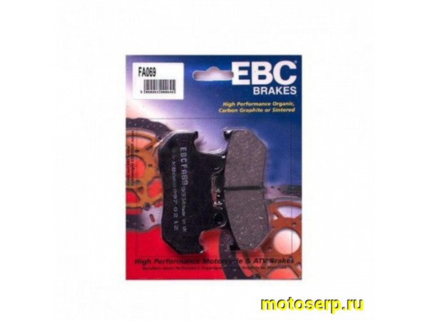 Купить  Тормозные колодки FA069  21-01243 JP  (компл)    купить с доставкой по Москве и России, цена, технические характеристики, комплектация фото  - motoserp.ru