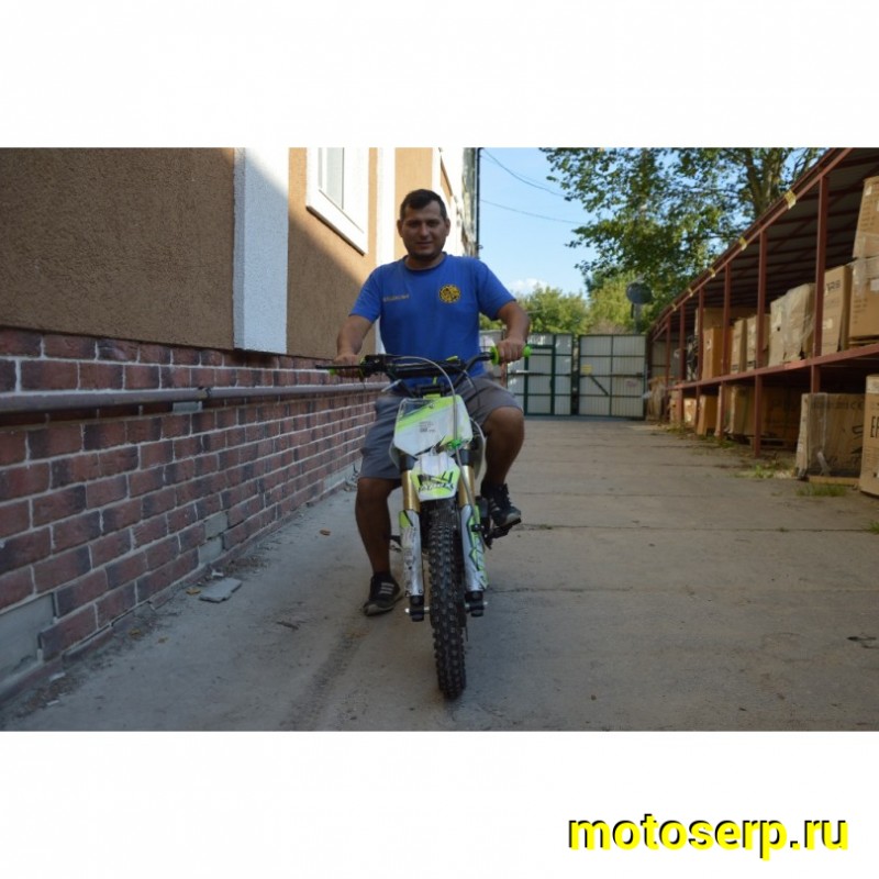 Купить  Питбайк Motoland APEX 10 зеленый (спортинв), 14/12, 4Т, 110cc, АВТОМАТ, эл-стартер, диск/диск (шт) (ML 11007 купить с доставкой по Москве и России, цена, технические характеристики, комплектация фото  - motoserp.ru