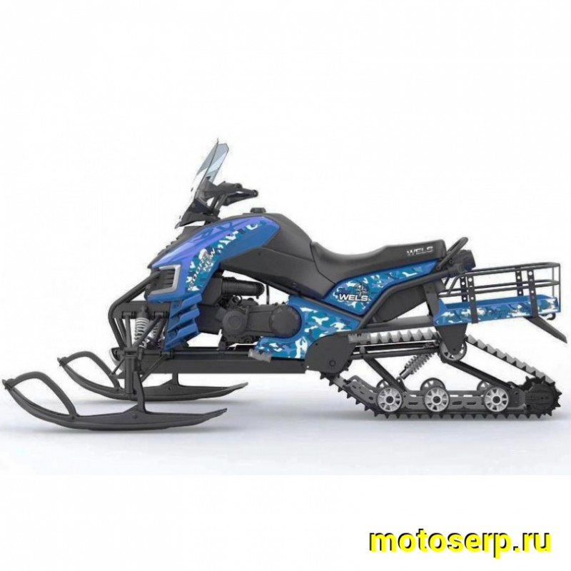Купить  Снегоход WELS 200RS NEW 200сс,  (БЕЗ ПСМ), трак 2459х380, возд. охл., эл/кикстартер, защита днища, подогр ручек (шт) купить с доставкой по Москве и России, цена, технические характеристики, комплектация фото  - motoserp.ru