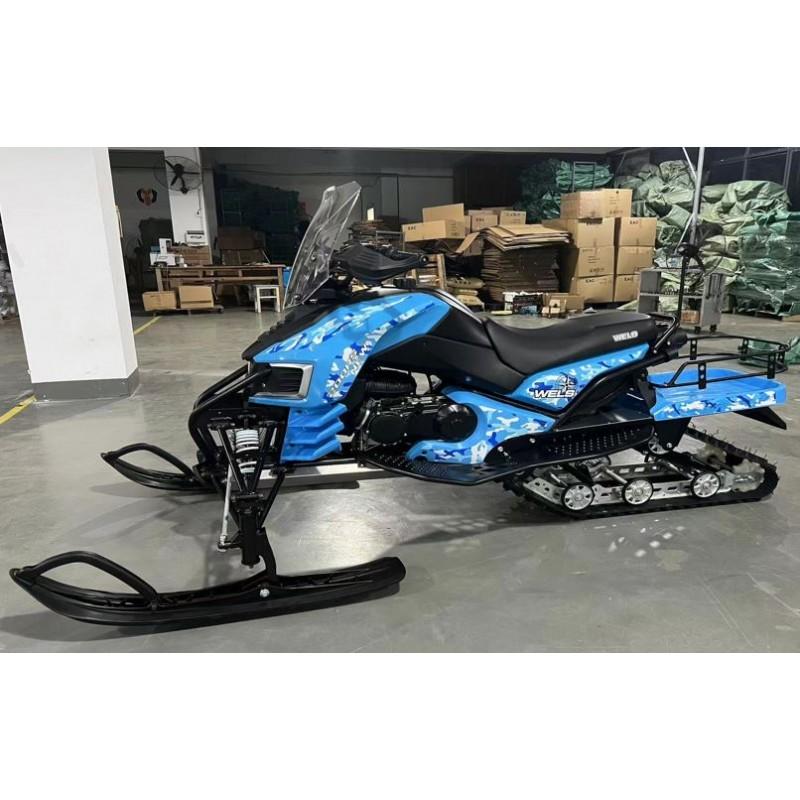 Купить  Снегоход WELS 200RS NEW 200сс,  (БЕЗ ПСМ), трак 2459х380, возд. охл., эл/кикстартер, защита днища, подогр ручек (шт) купить с доставкой по Москве и России, цена, технические характеристики, комплектация фото  - motoserp.ru