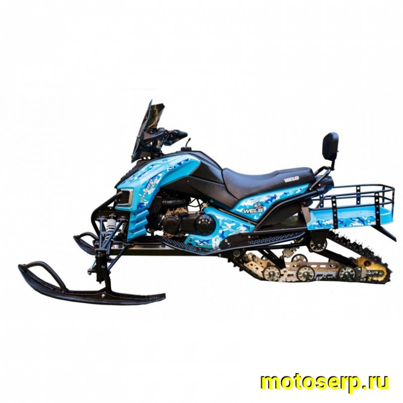Купить  Снегоход WELS 200RS NEW 200сс,  (БЕЗ ПСМ), трак 2459х380, возд. охл., эл/кикстартер, защита днища, подогр ручек (шт) купить с доставкой по Москве и России, цена, технические характеристики, комплектация фото  - motoserp.ru