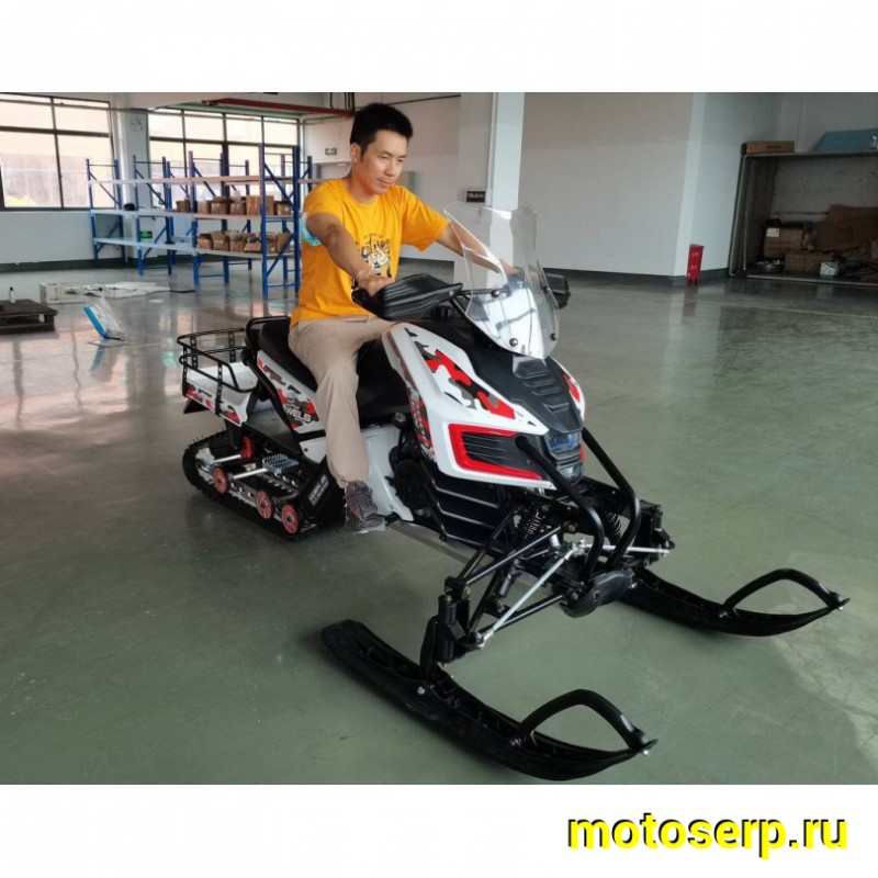 Купить  Снегоход WELS 200RS NEW 200сс,  (БЕЗ ПСМ), трак 2459х380, возд. охл., эл/кикстартер, защита днища, подогр ручек (шт) купить с доставкой по Москве и России, цена, технические характеристики, комплектация фото  - motoserp.ru