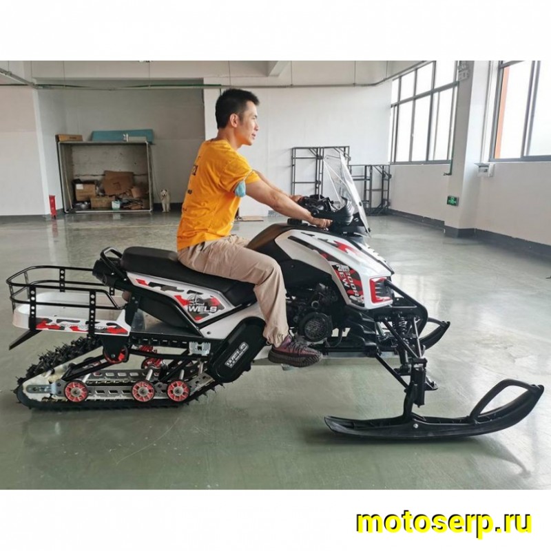 Купить  Снегоход WELS 200RS NEW 200сс,  (БЕЗ ПСМ), трак 2459х380, возд. охл., эл/кикстартер, защита днища, подогр ручек (шт) купить с доставкой по Москве и России, цена, технические характеристики, комплектация фото  - motoserp.ru